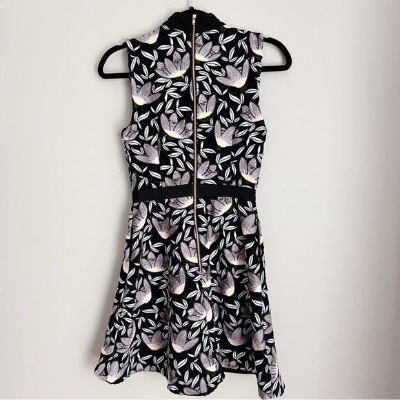 SELF PORTRAIT BABY BLUE PEONY MINI DRESS NEW Size 4 Tuckernuck Shopbop floral - Picture 3 of 9